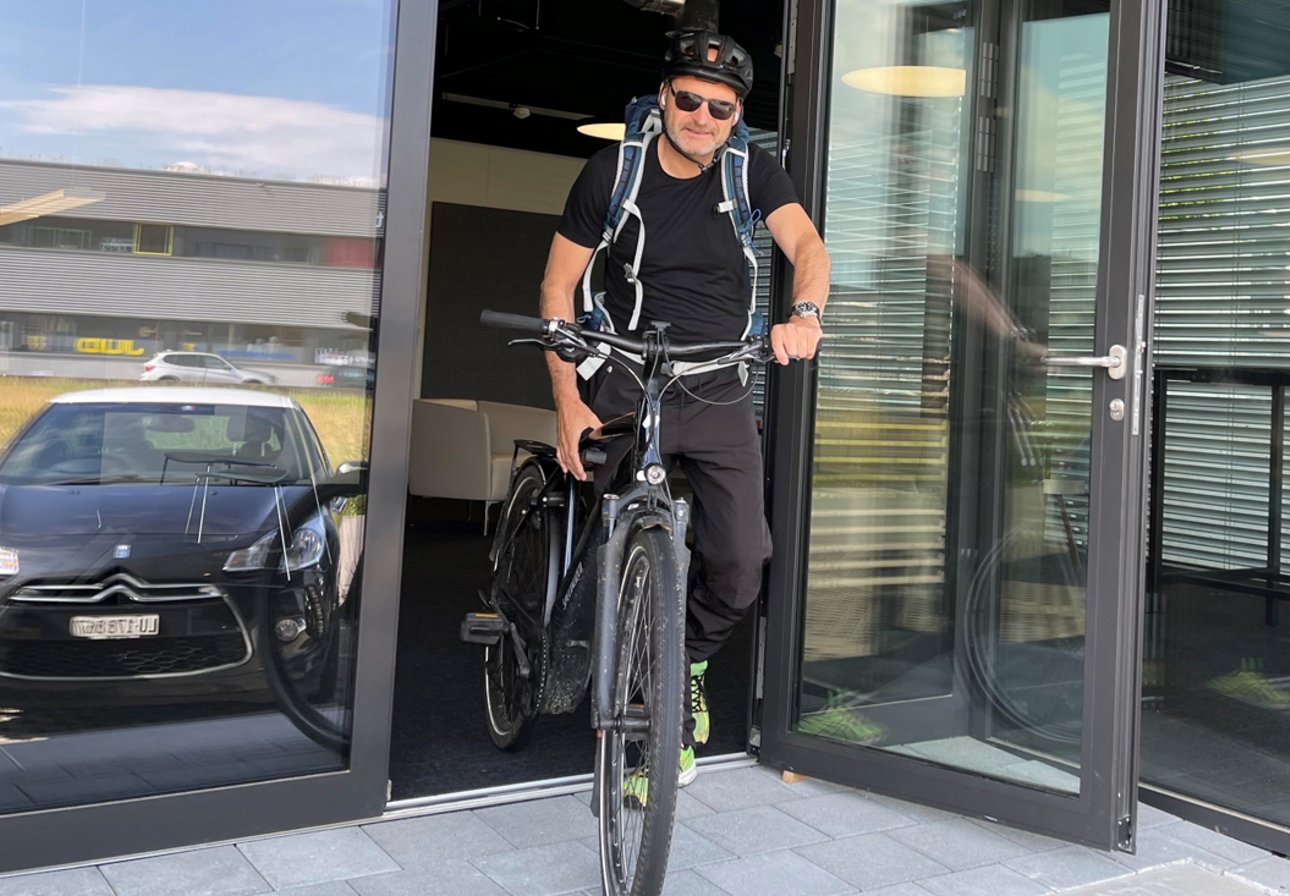 [Translate to English:] Obrist interior AG-Bike to work-Challenge 2022